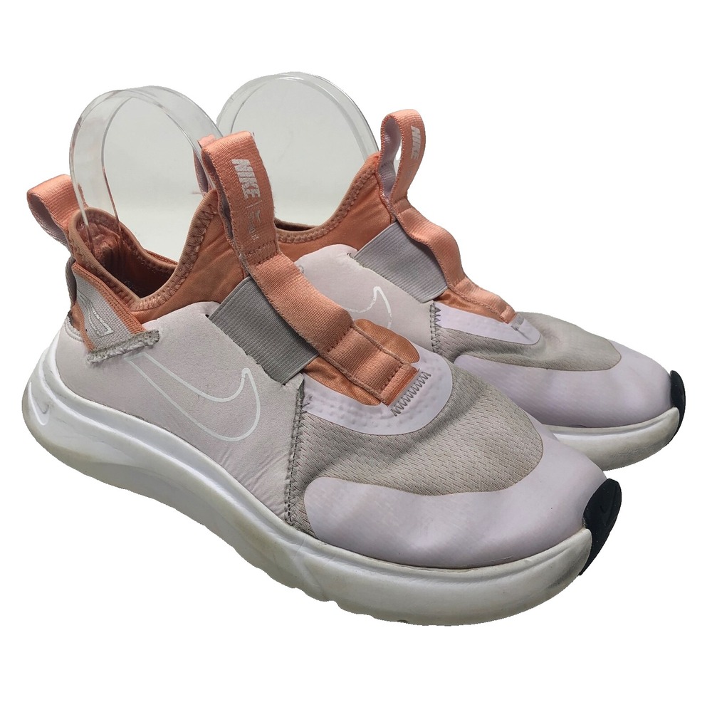 Nike Flex Plus Sneakers Womens 5 White Orange CW7415-500 Athletic Shoes